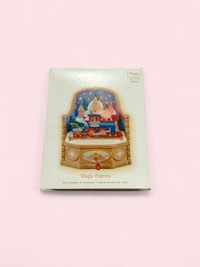 Hallmark Magic Express Ornament - Blue, Red, Gold, White